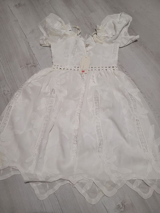 Sukienka boho biała nowa