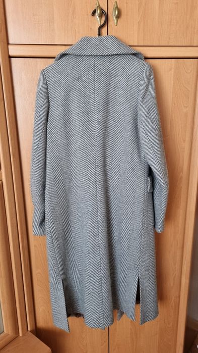 Вовняне осіннє пальто Cat Orange