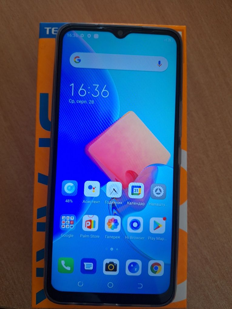 Смартфон Tecno Spark 8c 4/64Gb Diamond Grey