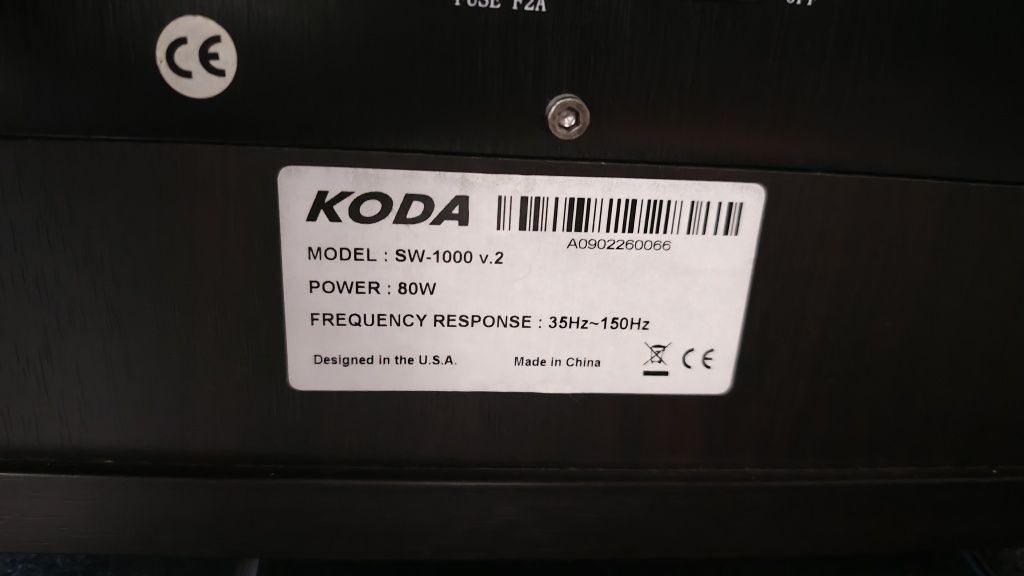 Kino domowe Onkyo, quadral, koda