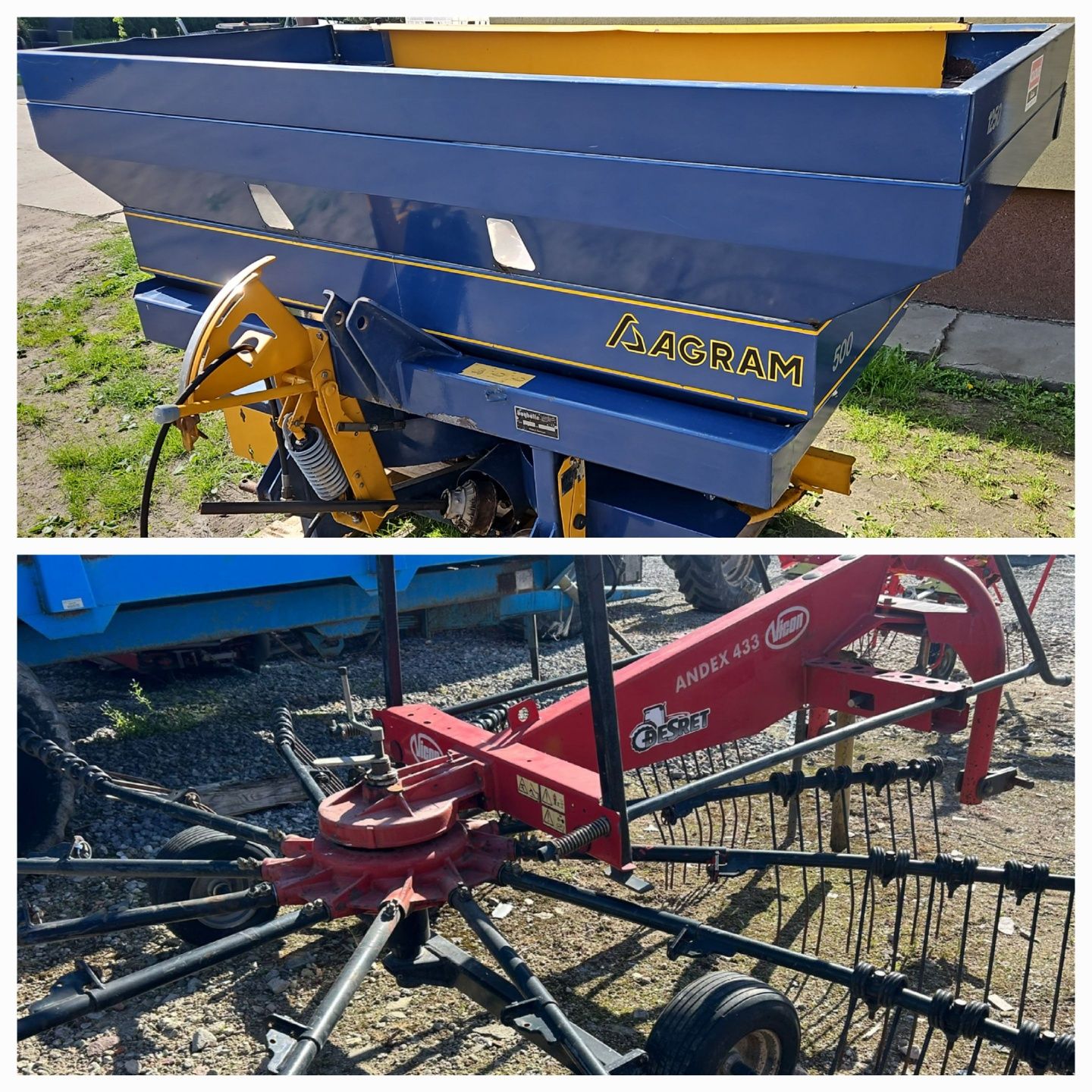 Zgrabiarka pottinger top 420 jf stoll 420 przetrząsacz pottinger hit 4