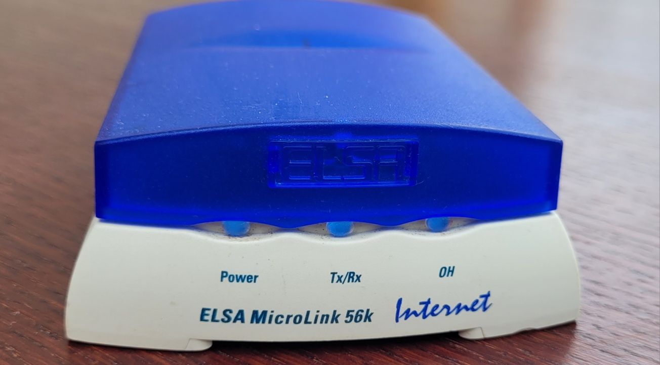 Modem zewnętrzny szeregowy RS-232 ELSA MicroLink 56k Internet