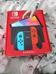 Nintendo Switch OLED impecável com caixa e acessórios