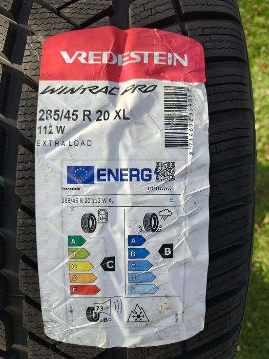Opony Zimowe 4 szt. Vredestein Wintrac Pro 285/45 R20, 8 m