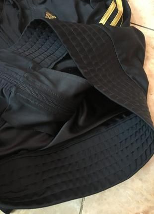 Олімпійка зіпка оригінальна адідас adidas чорна з капюшоном спортивна