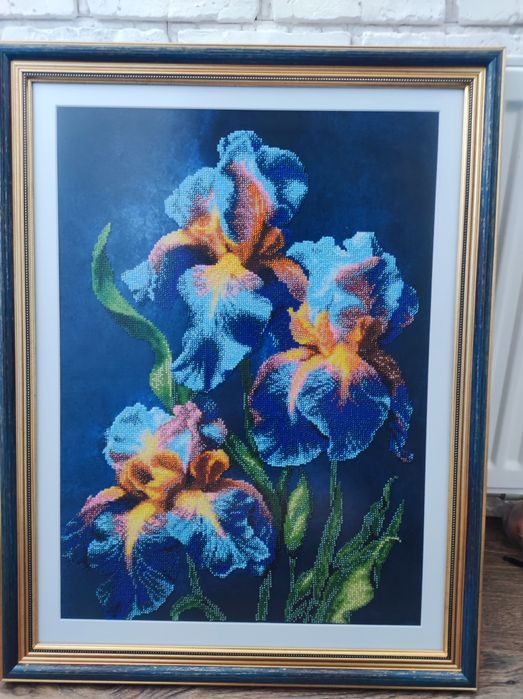 Картина квітів Іриски.