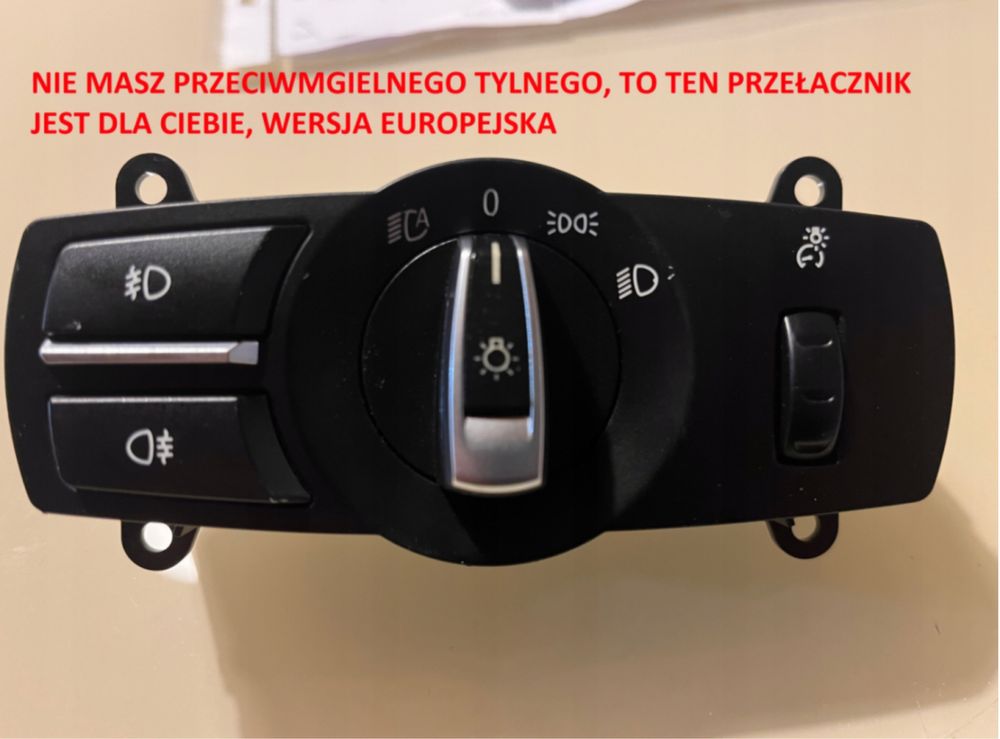 BMW włącznik świateł F01 F06 F07 F10 F12 F13 F25 F26