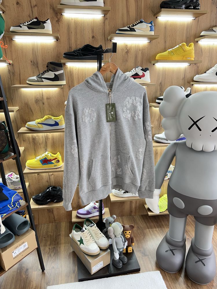 Зіп Худі Denim Tears Grey Zip Up