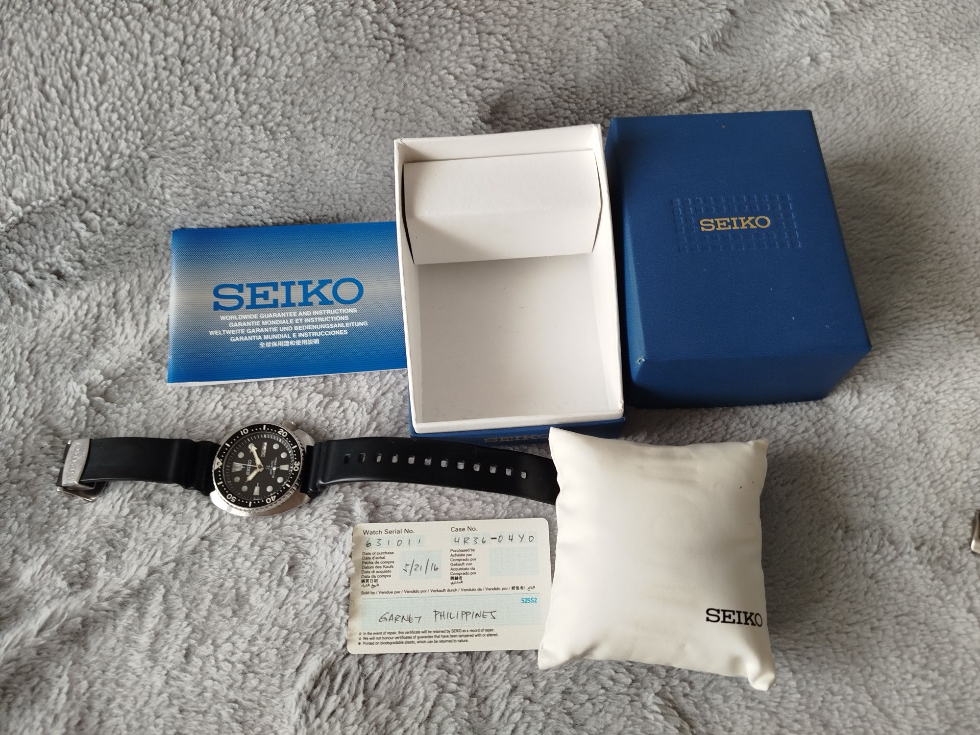 Zegarek Seiko Prospex SRP777K1 Scuba Diver's 4R36-04Y0 srebrny czarny