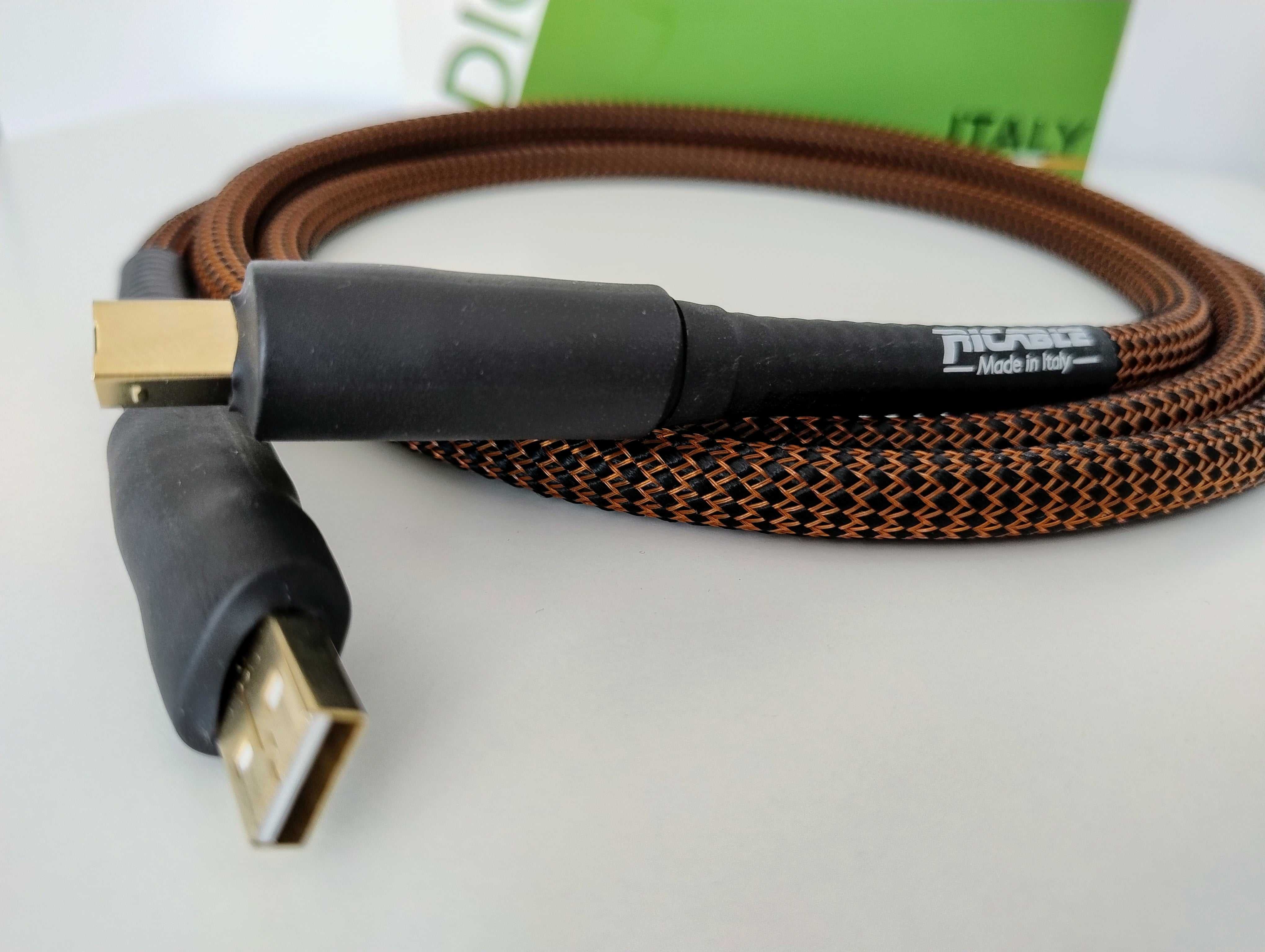 Kabel USB do audio. Ricable Magnus USB - 2.0m. Stan idealny