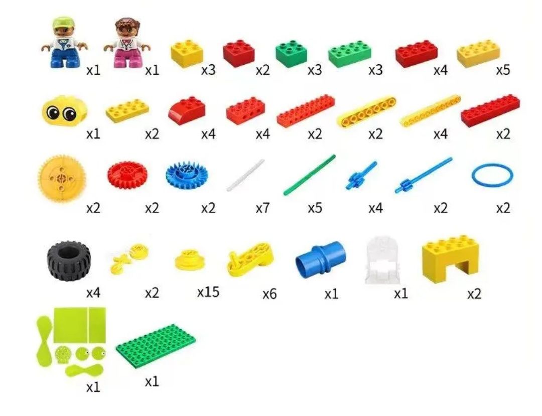 Lego 9656 Конструктор най простіші механізми

Набор 102 деталі, де мож