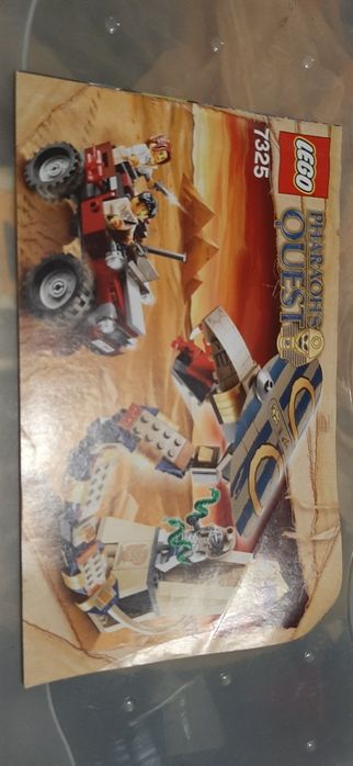 LEGO 7325 Pharaoh's Quest Cursed Cobra Statue + instrukcja