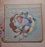Kartka personalizowana Chrzest lub Narodziny