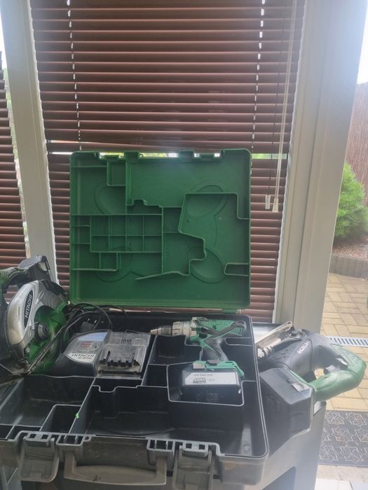 Hitachi, zestaw elektronarzedzi, stan bdb, zapraszam.