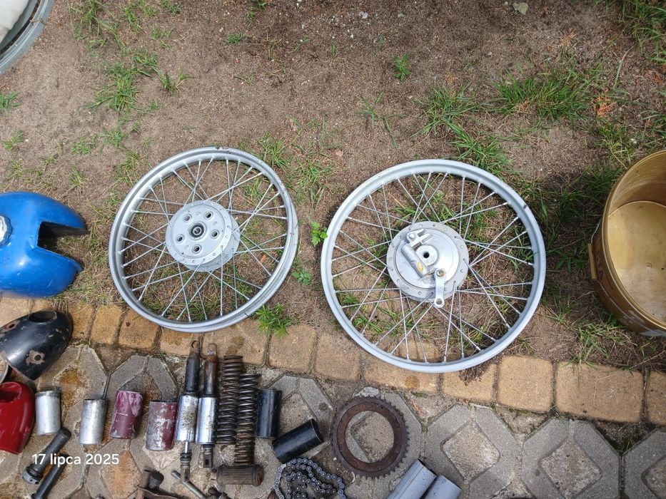 Części Wsk M150 B3 kola rama przód