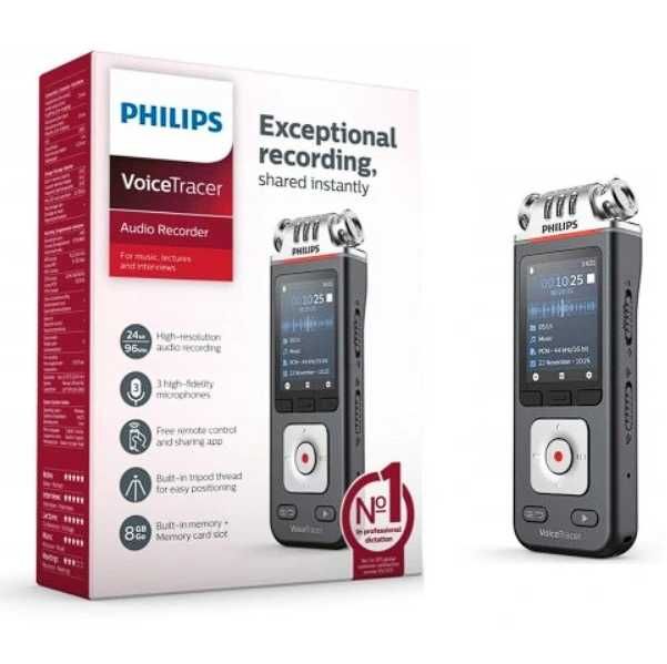 Dyktafon cyfrowy PHILIPS DVT6110 8GB USB