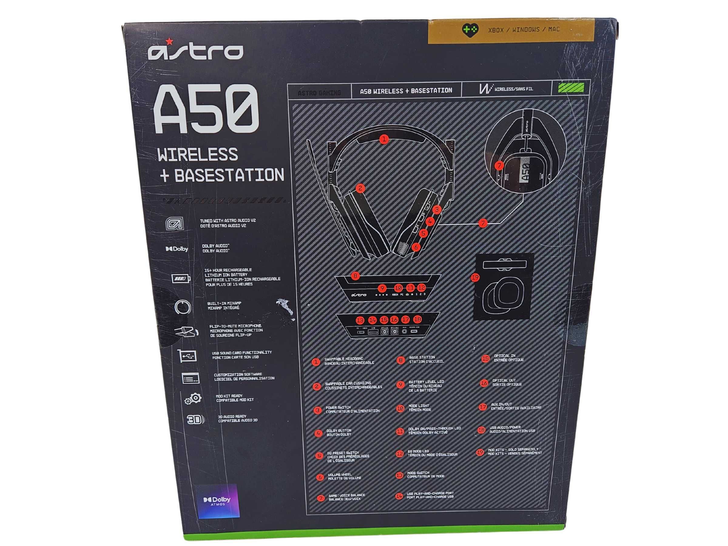 Навушники Astro Gaming A50 Wireless 4th Gen + Док (Xbox,Windows,MAC)