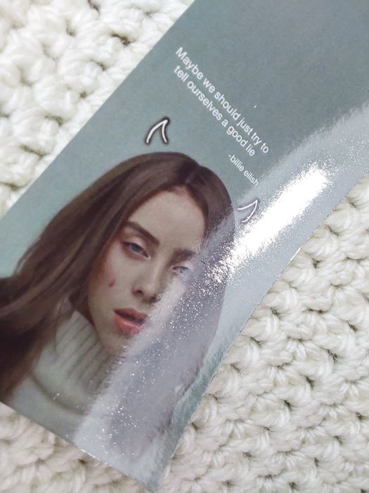 Billie Eilish bookmark