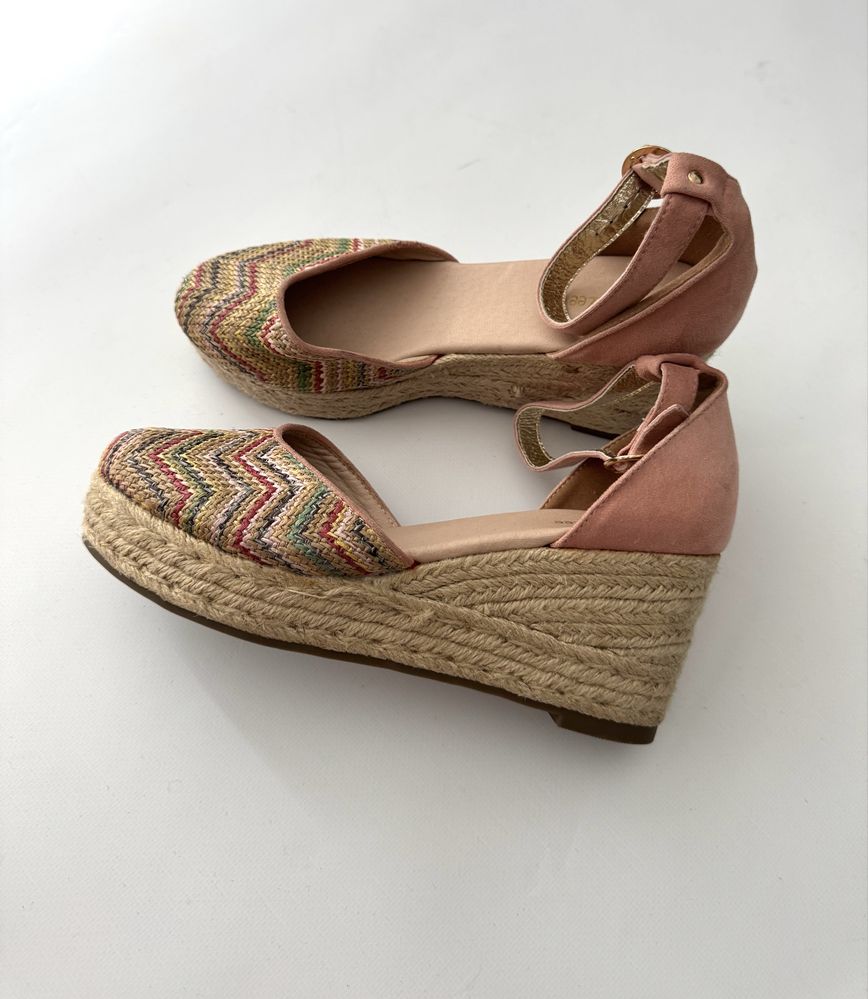 DeeZee espadryle na koturnie