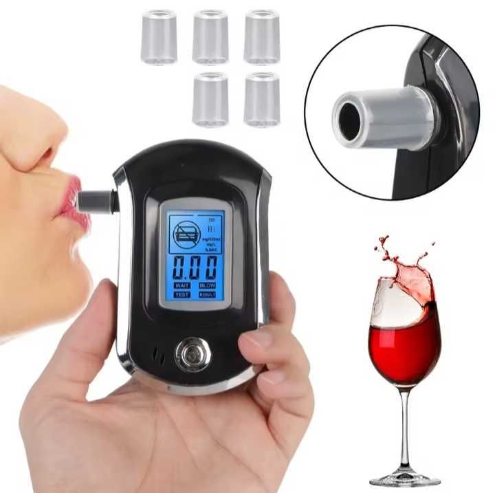 Mini ręczny alkomat cyfrowy ekran LCD