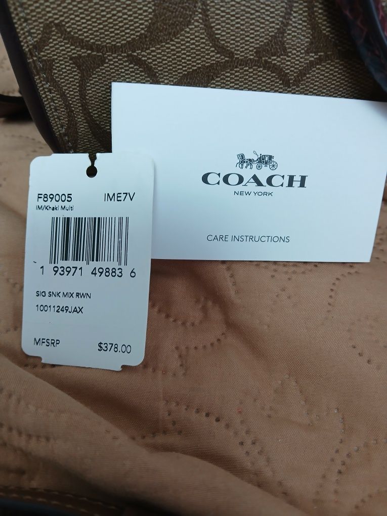 Сумка Coach Rowan