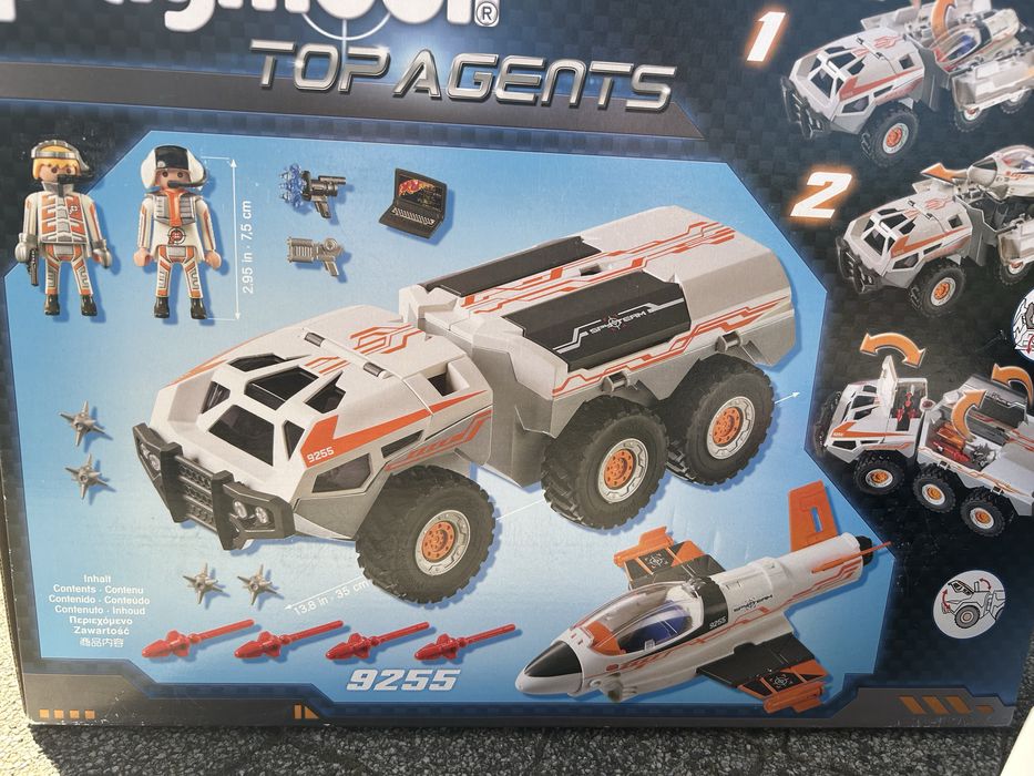 Playmobil Top Agents 9255 wehikul bojowy Spy Team / amfibia samolot