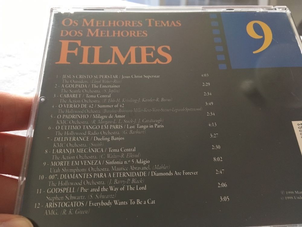 Vendo colecção "Os melhores temas dos melhores filmes"