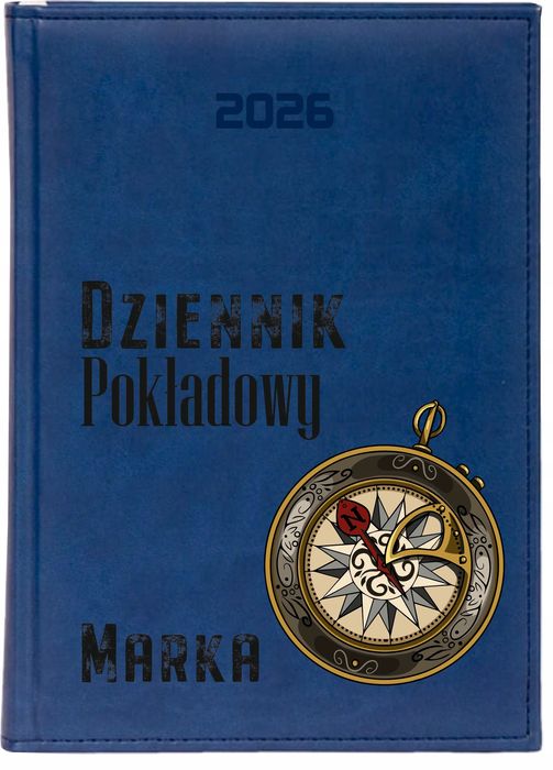 kalendarz a5 2026 dzienny planer z nadrukiem prezent dziennik