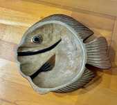 Taça peixe de madeira