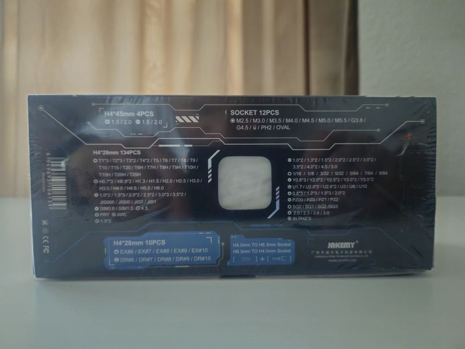 JAKEMY JM-8192 Zestaw narzędzi precyzyjnych 180w1 mini kontener