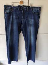 Granatowe spodnie jeansy męskie rozmiar 4XL/5XL