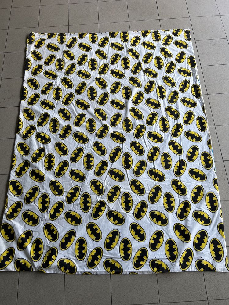 Forra de edtedao + almofada cama de solteiro Batman