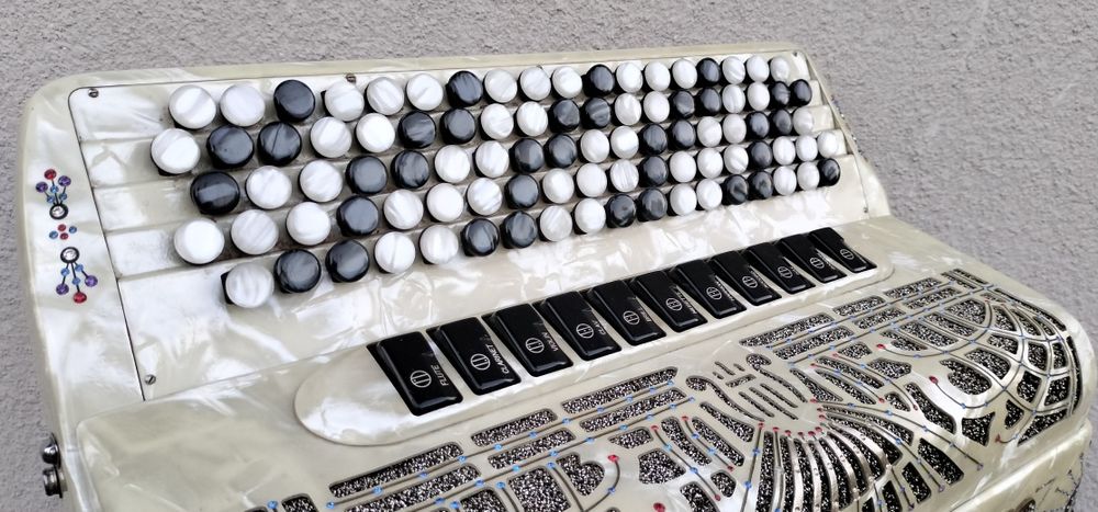 Włoski akordeon guzikowy Ranco Antonio Cassotto - świetny stan !