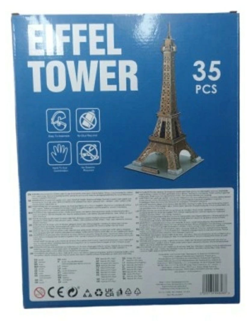 Wieża Eiffla puzzle 3d z pudełkiem