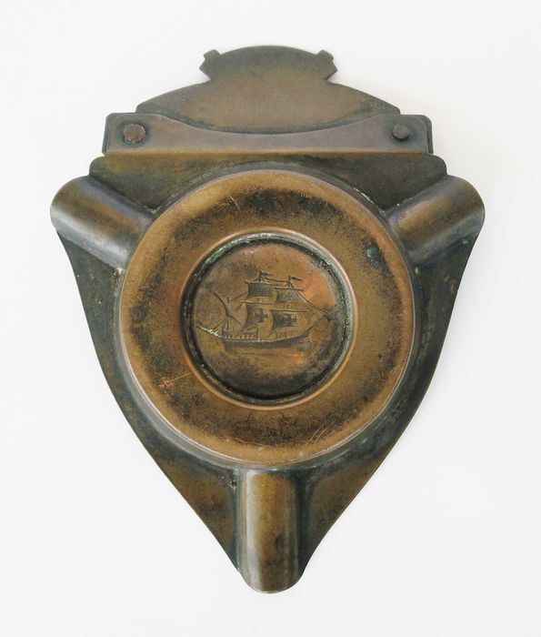 Antigo cinzeiro publicitário Fabrica Calçado Sagres - A. Saraiva & CIA