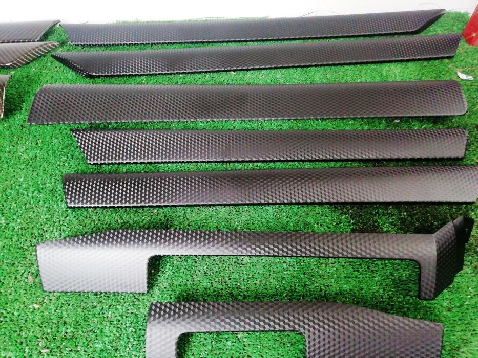 Frisos interiores bmw pack M original e46 sedan ou touring como novos