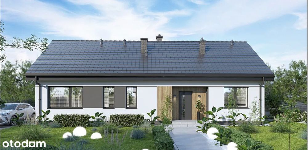 Wolnostojąca parterówka w 2 strefie Warszawy, pompa ciepła