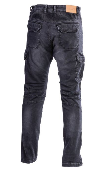 WYPRZEDAŻ Spodnie Motocyklowe Jeans SECA SQUARE BLACK black rozm. 32