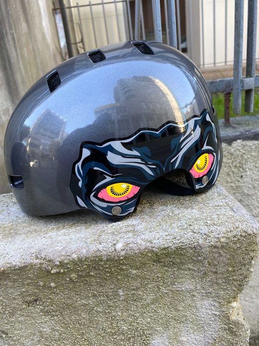 capacete skate como novo