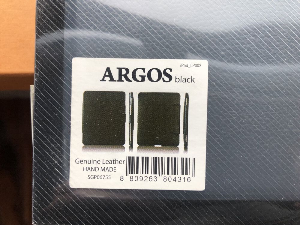 Чехол ipad 1 Sgp Argos черный кожа новый