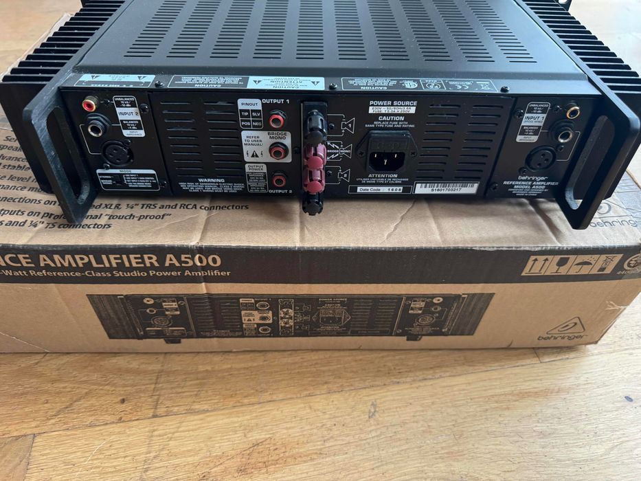 Behringer A500 – końcówka mocy / wzmacniacz