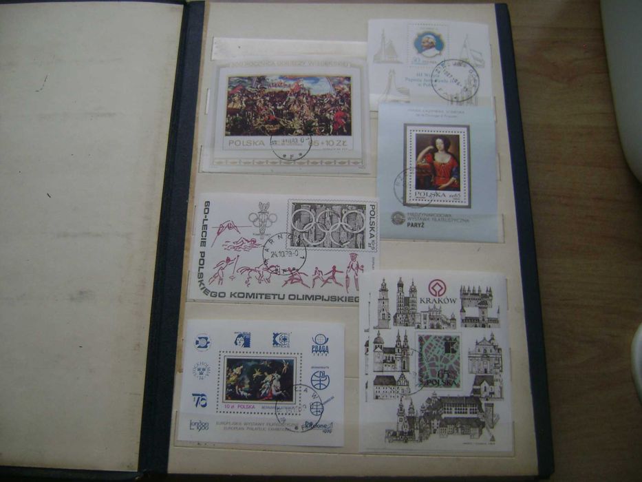 Znaczki pocztowe kasowane = Zestaw Bloki arkusiki polskie do wyboru