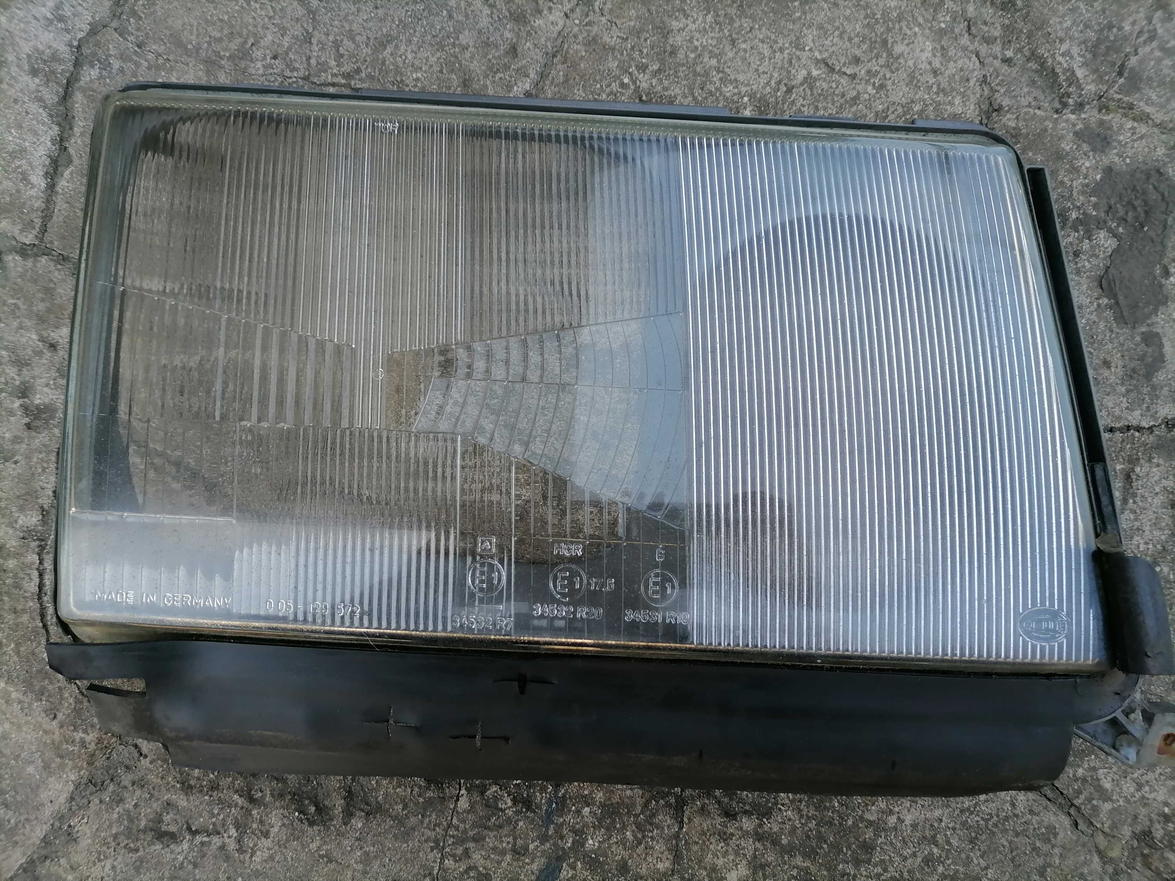 Klosz Lampa Reflektor Szkło Pierwsza Seria Hella Oryginał Mercedesw124