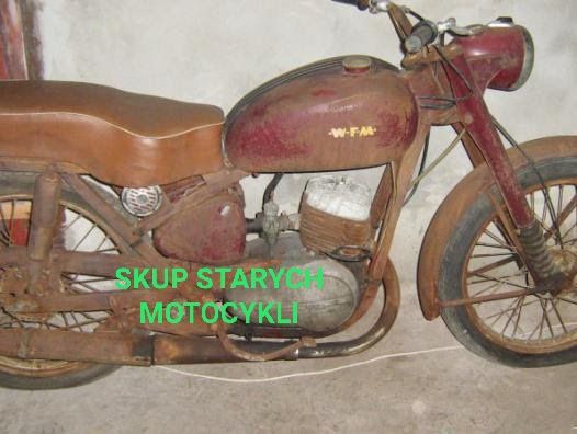 Skup Starych MOTOCYKLI WSK Wfm SHL Simson Romet Motorynka