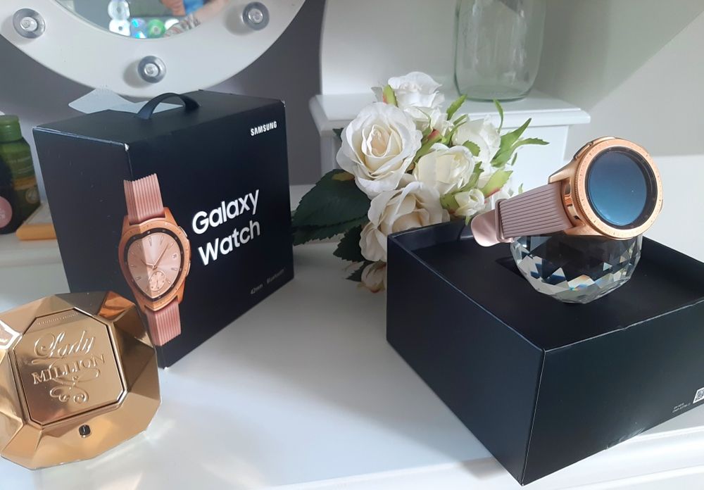 IDEALNY PREZENT JAK NOWY! Smartwatch Samsung Galaxy Watch Gold Rose