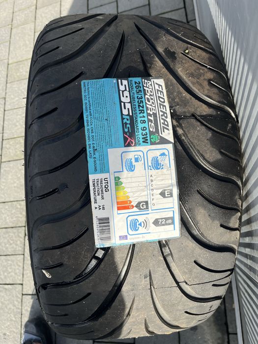 Federal 595 RS-R Moto Sports 265/35/18