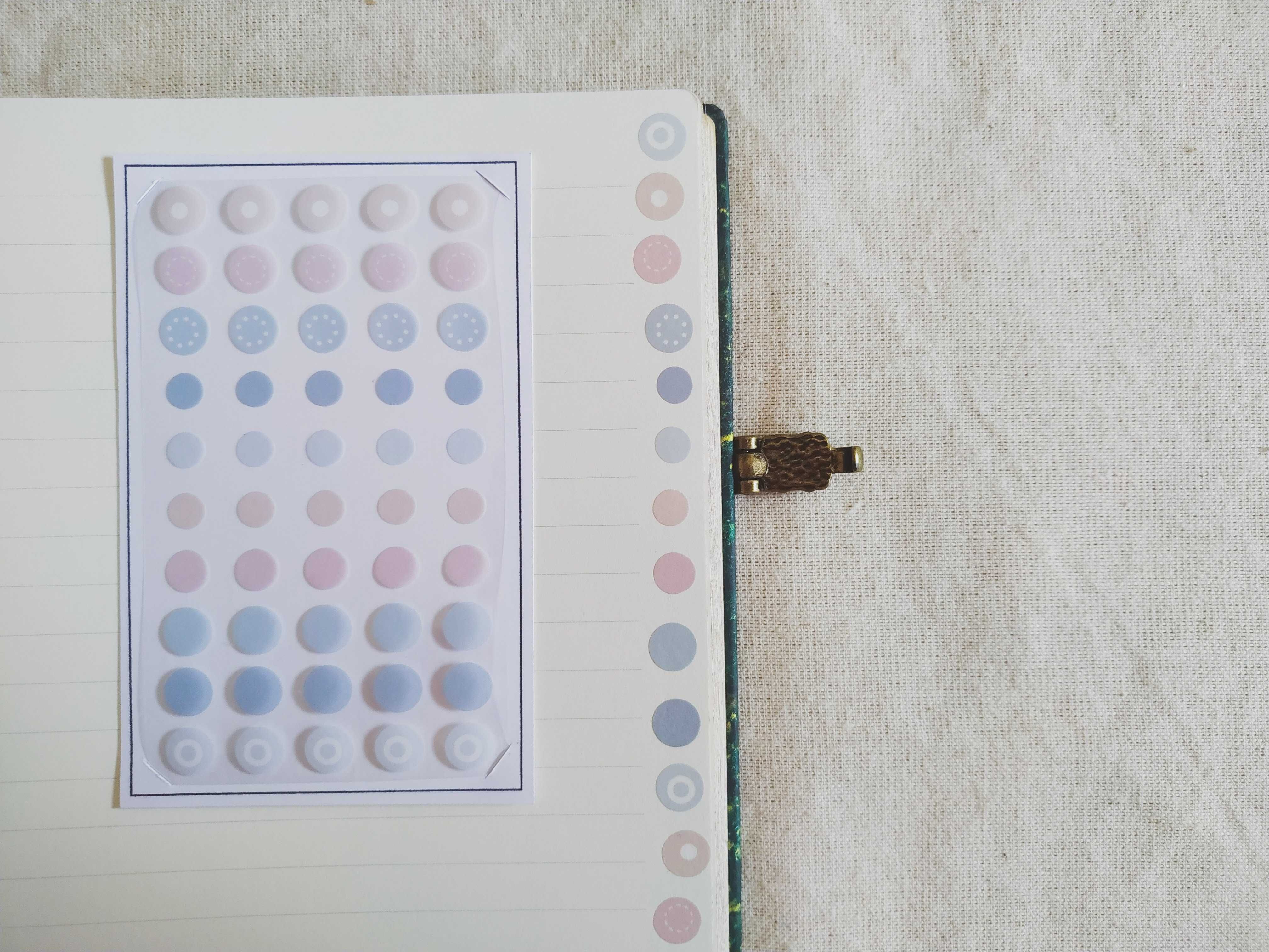 Autocolantes Redondos "Dot Stickers" 150 uni  | Bullet Journal, Diário