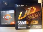 sprzedam zestaw TOPoWY procesor Ryzen 7 5700 X3D,płyta główna ,ramy