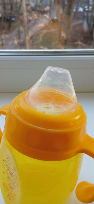 Поїльник Baby Team з силіконовим спаутом і ручками 250 мл