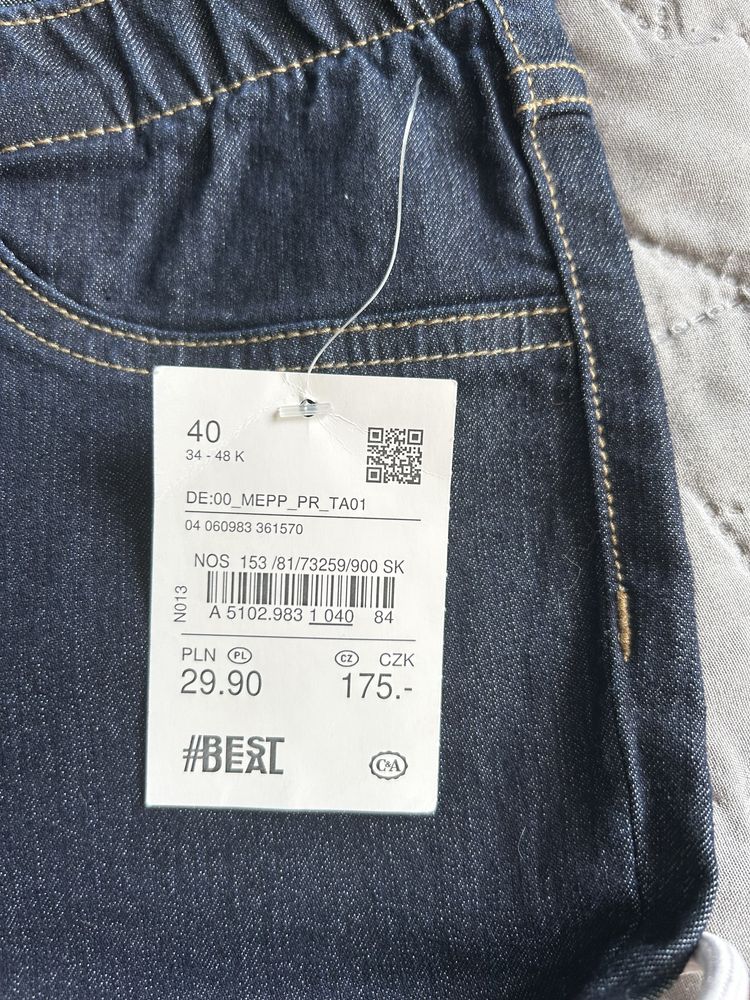 Nowe jegginsy C&A r.40